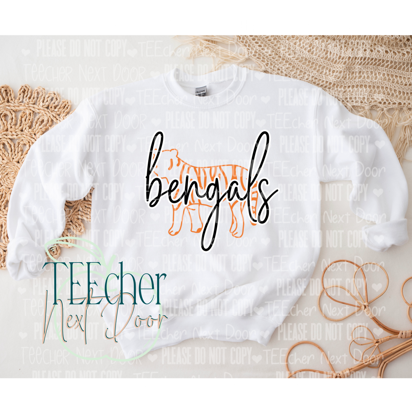 EXCLUSIVE Bengals Outline Full Chest