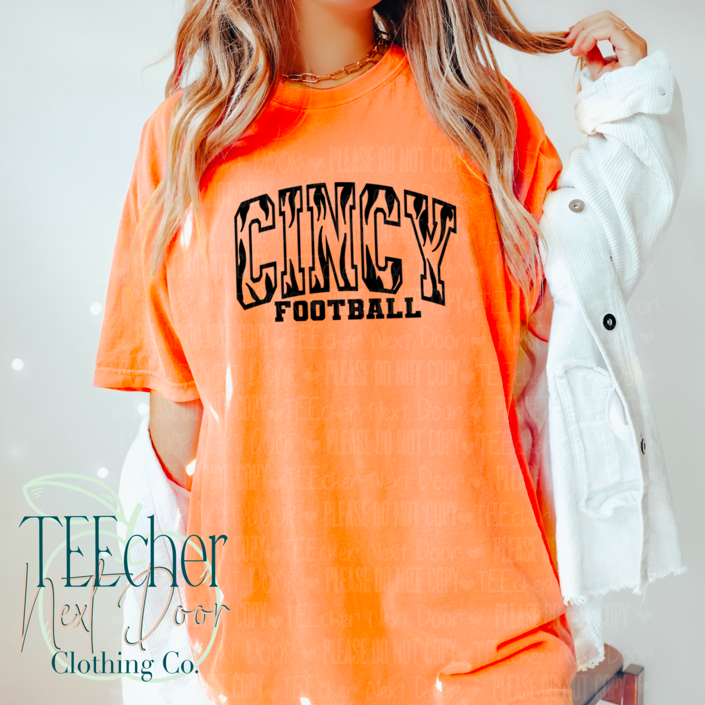 EXCLUSIVE- Cincy Tiger Stripe Football