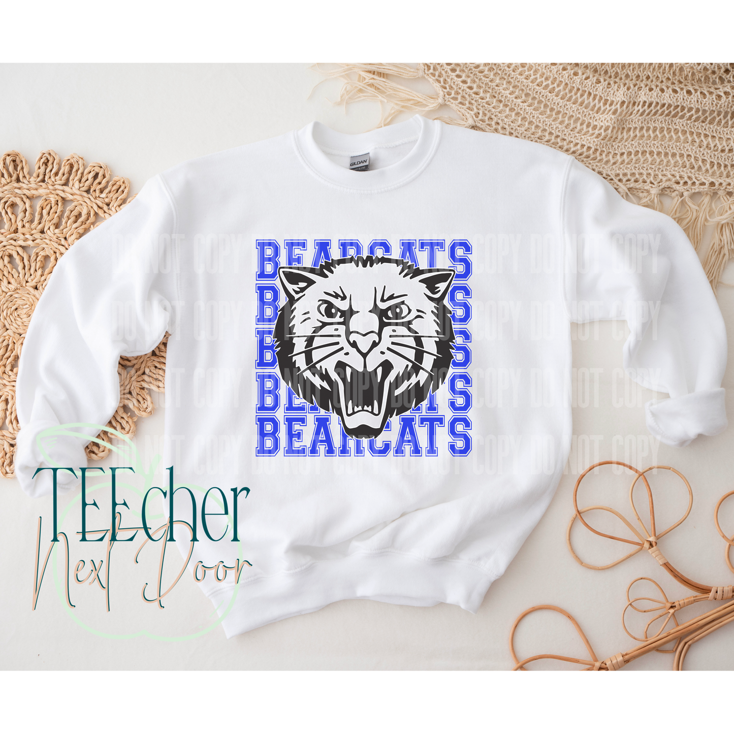 EXCLUSIVE Blue Bearcat Breakthrough Crewneck
