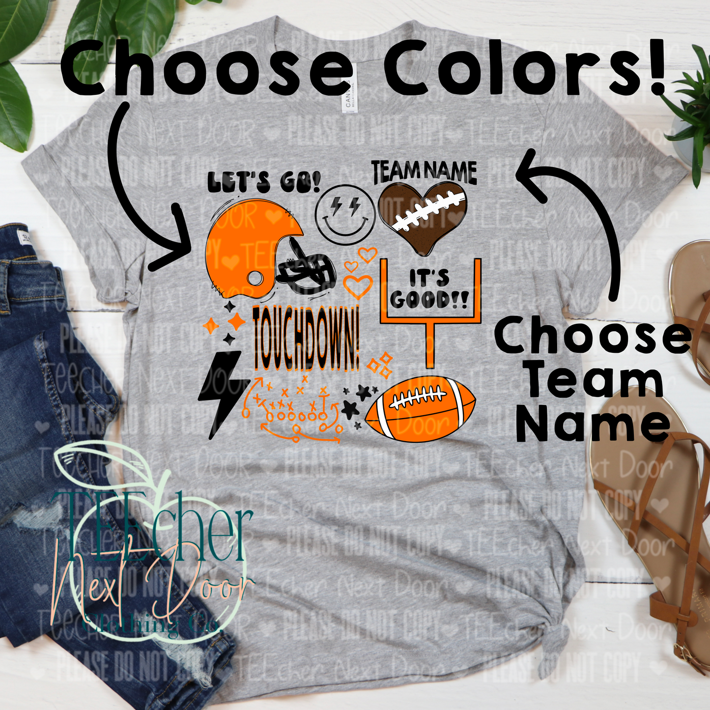 EXCLUSIVE- Custom Football Collage