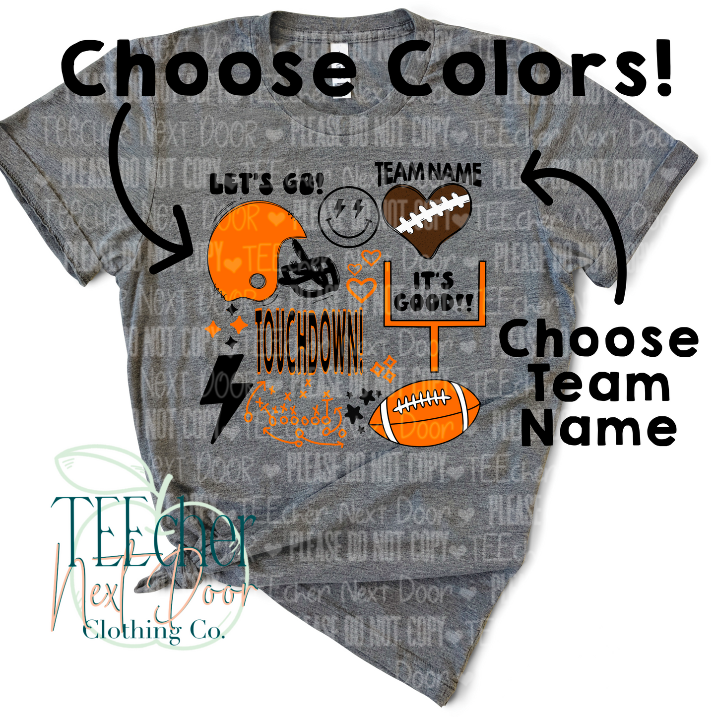 EXCLUSIVE- Custom Football Collage