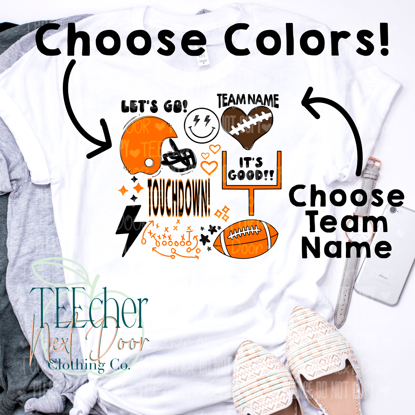 EXCLUSIVE- Custom Football Collage