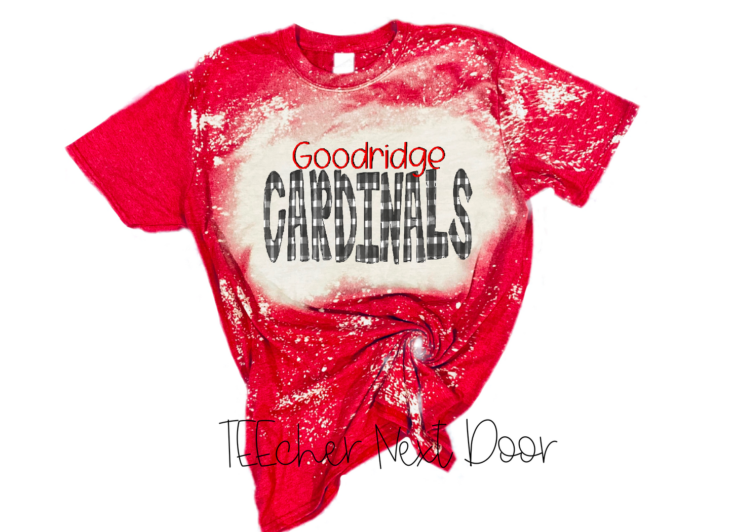 Goodridge Cardinals Plaid Mascot