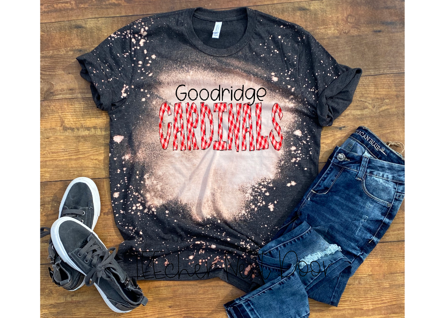 Goodridge Cardinals Plaid Mascot