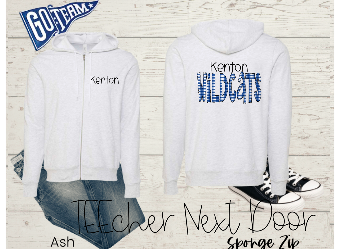 Kenton Wildcats Plaid Mascot