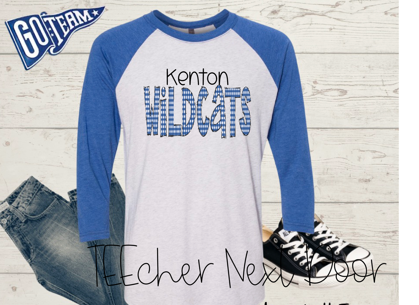 Kenton Wildcats Plaid Mascot