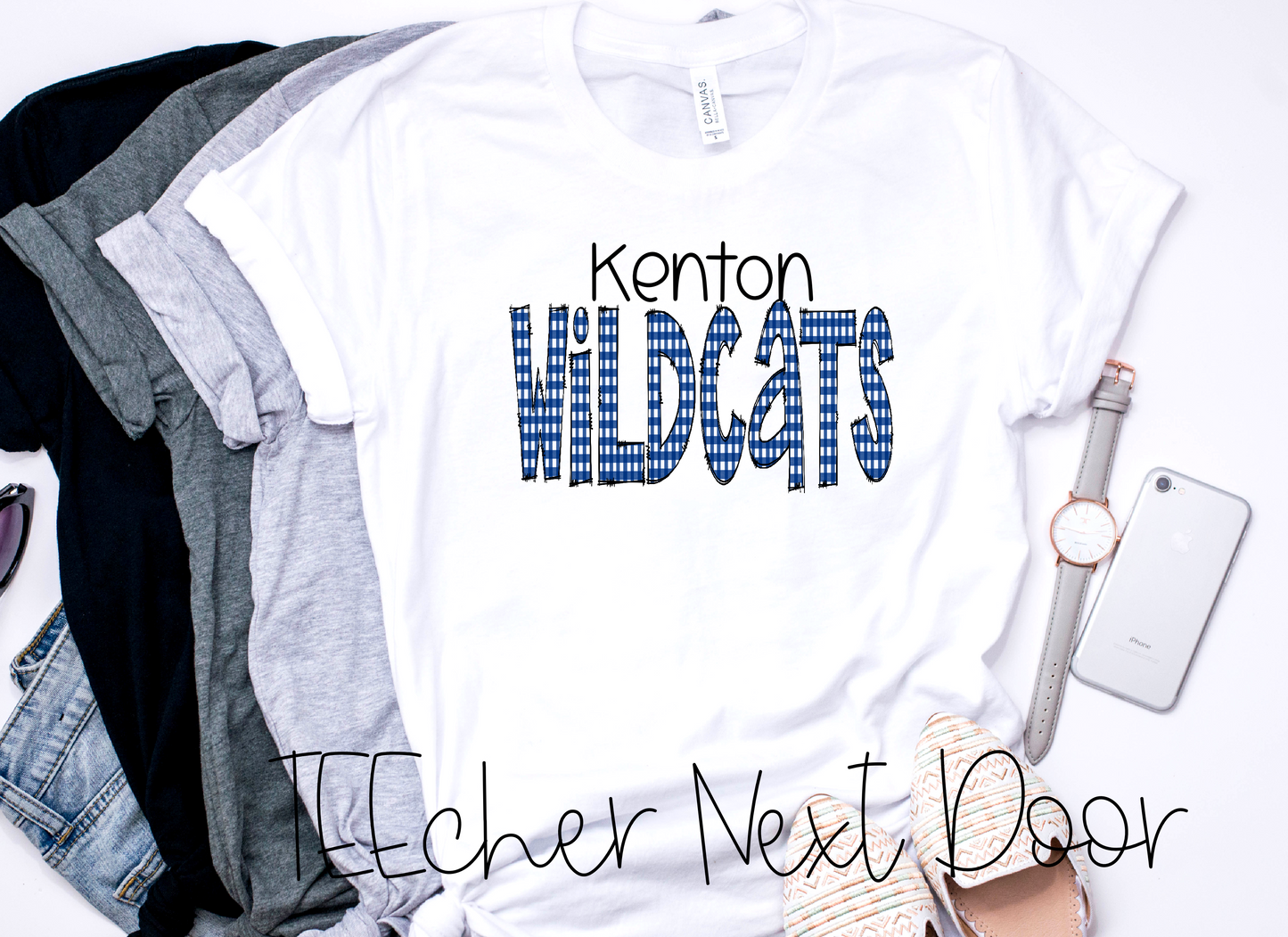 Kenton Wildcats Plaid Mascot