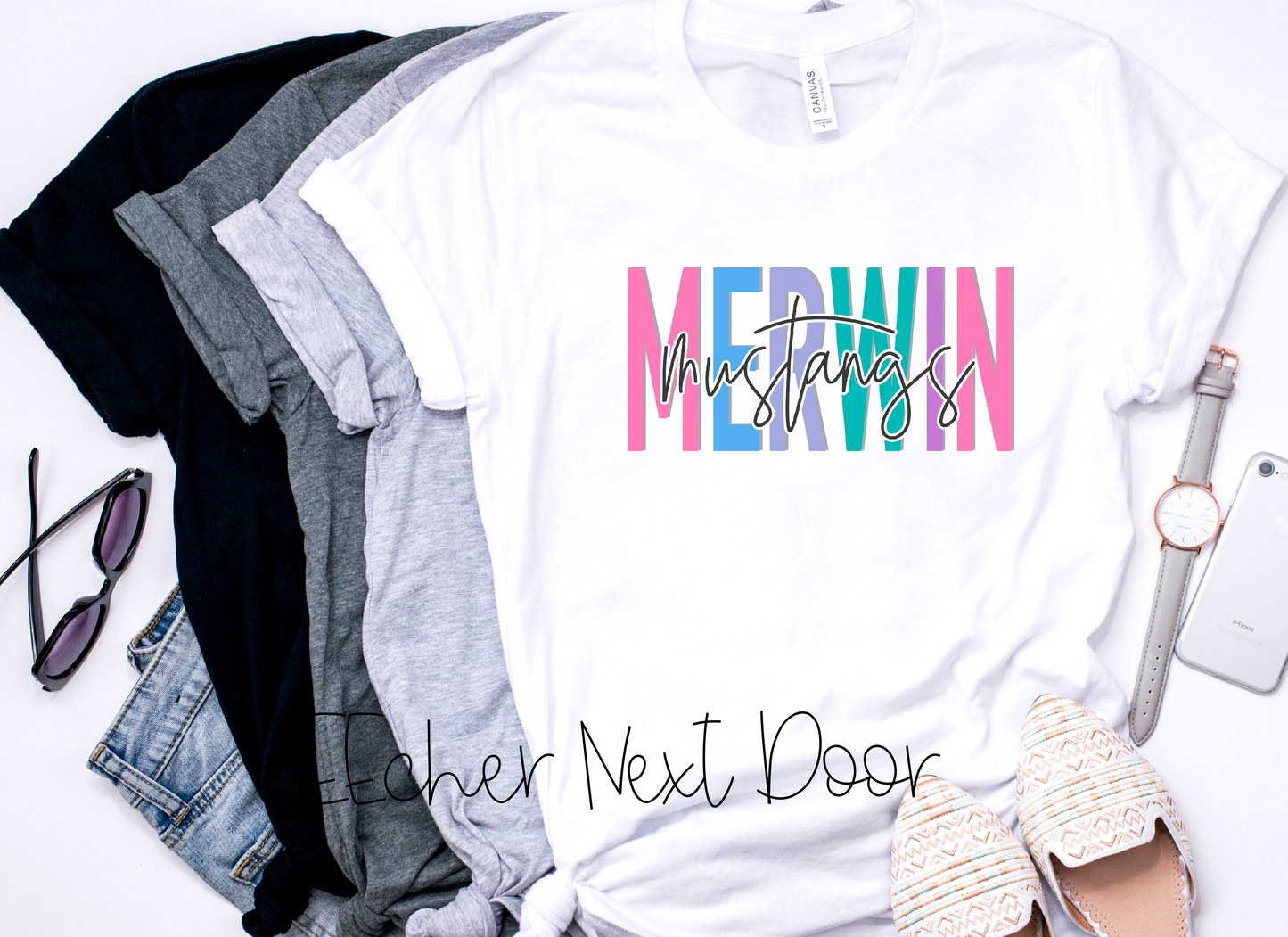 Merwin Mustangs Pastel Overlay