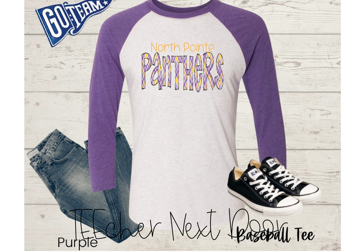 North Pointe Panthers Plaid Mascot