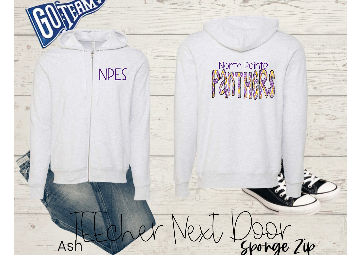 North Pointe Panthers Plaid Mascot