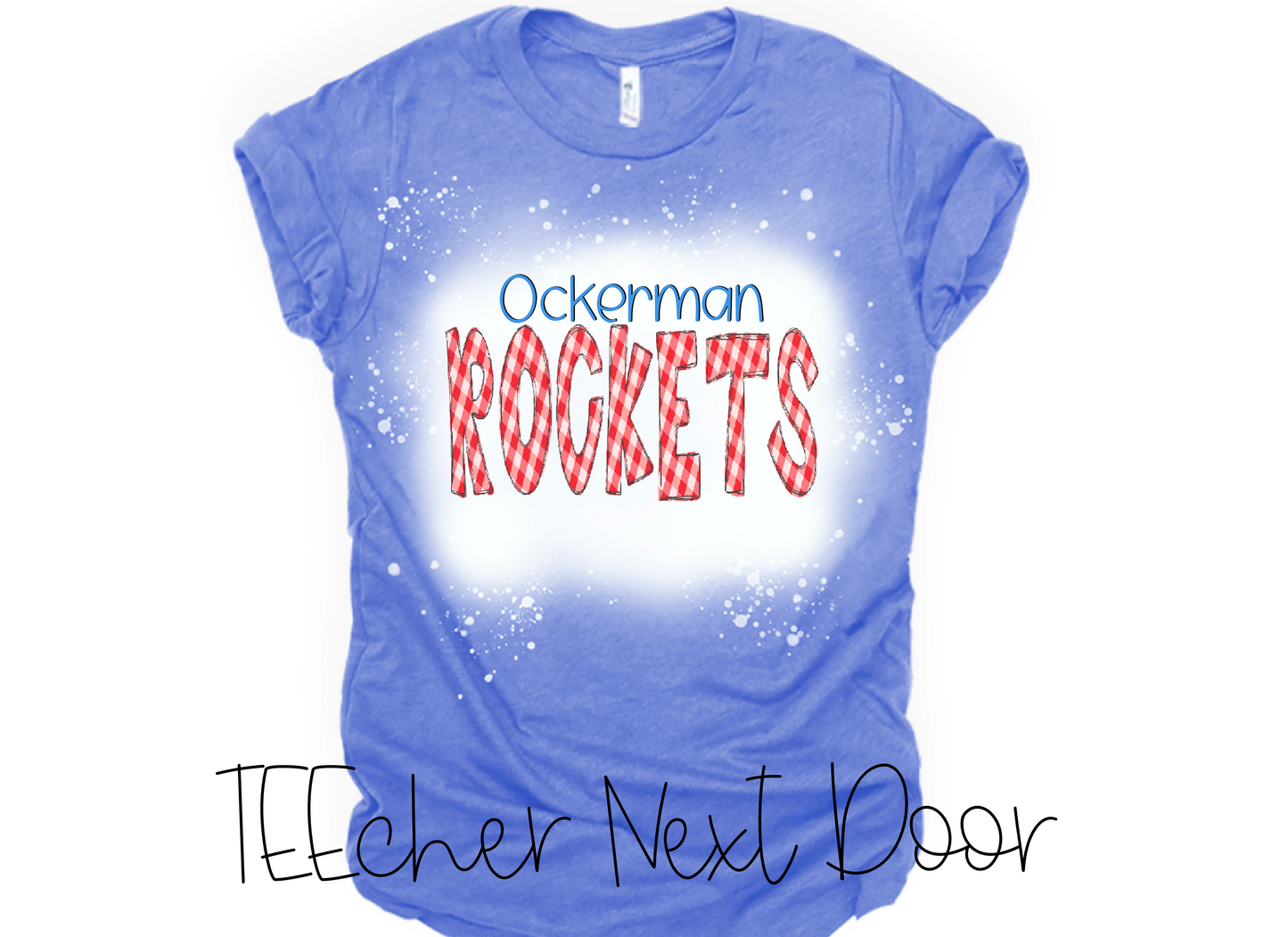 Ockerman Rockets Plaid Mascot
