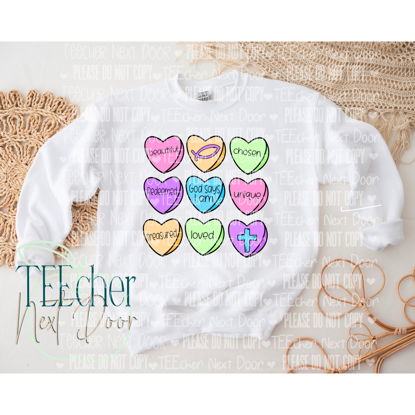 EXCLUSIVE- God Says...Affirmation Hearts