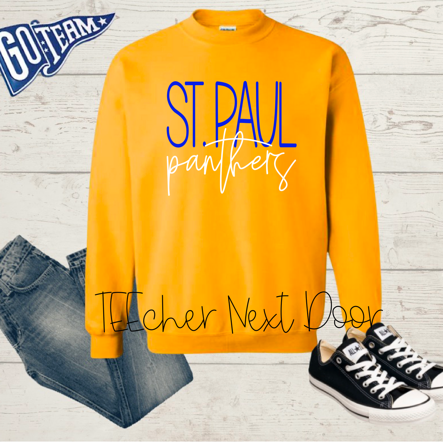 St. Paul Panthers Printed Script