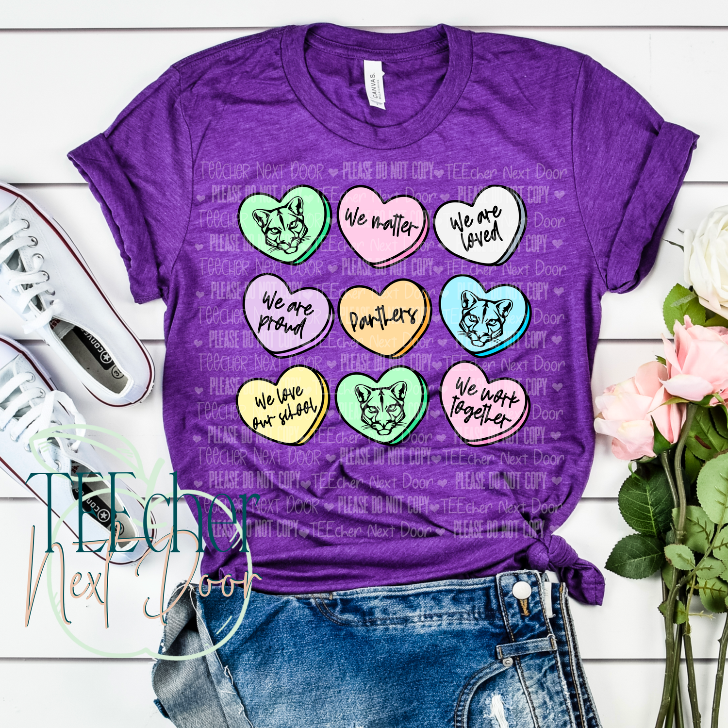 School Spirit Valentine Design