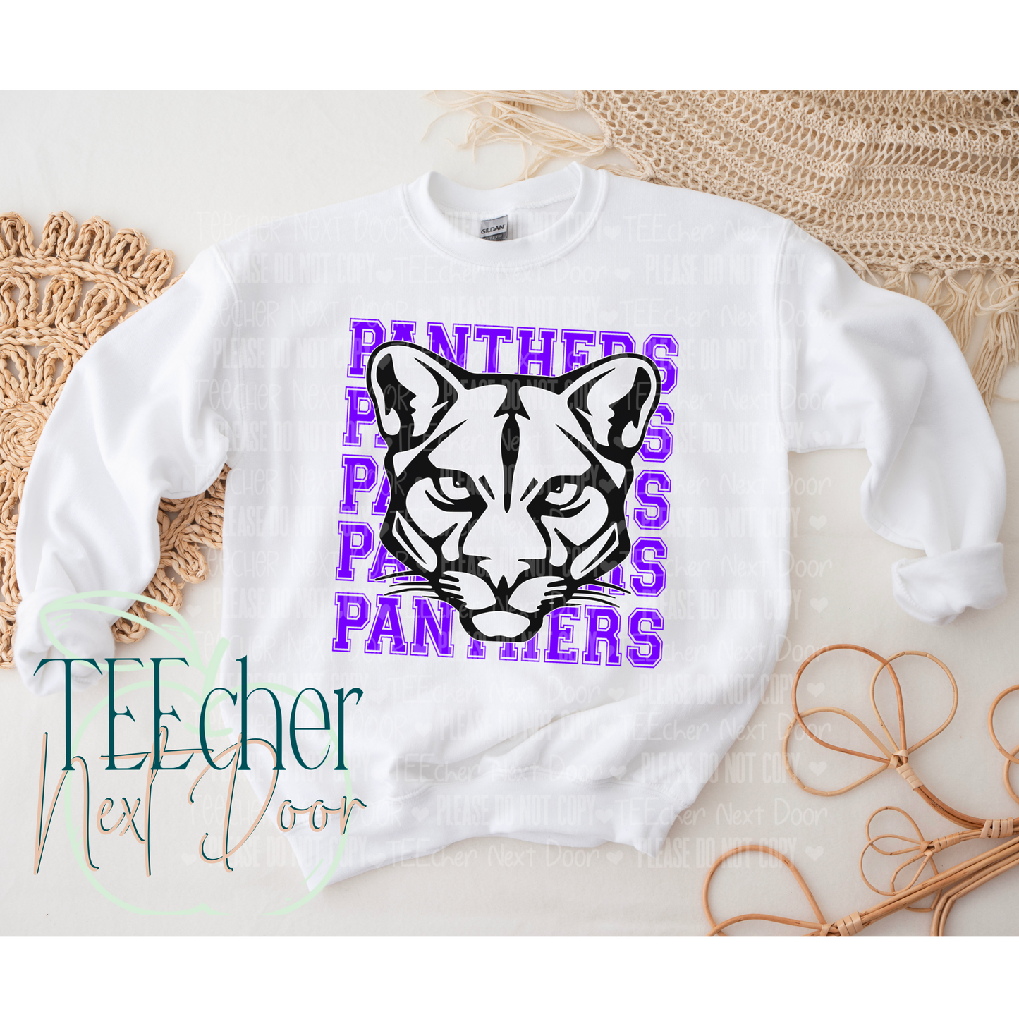 EXCLUSIVE Purple Panther Breakthrough Crewneck