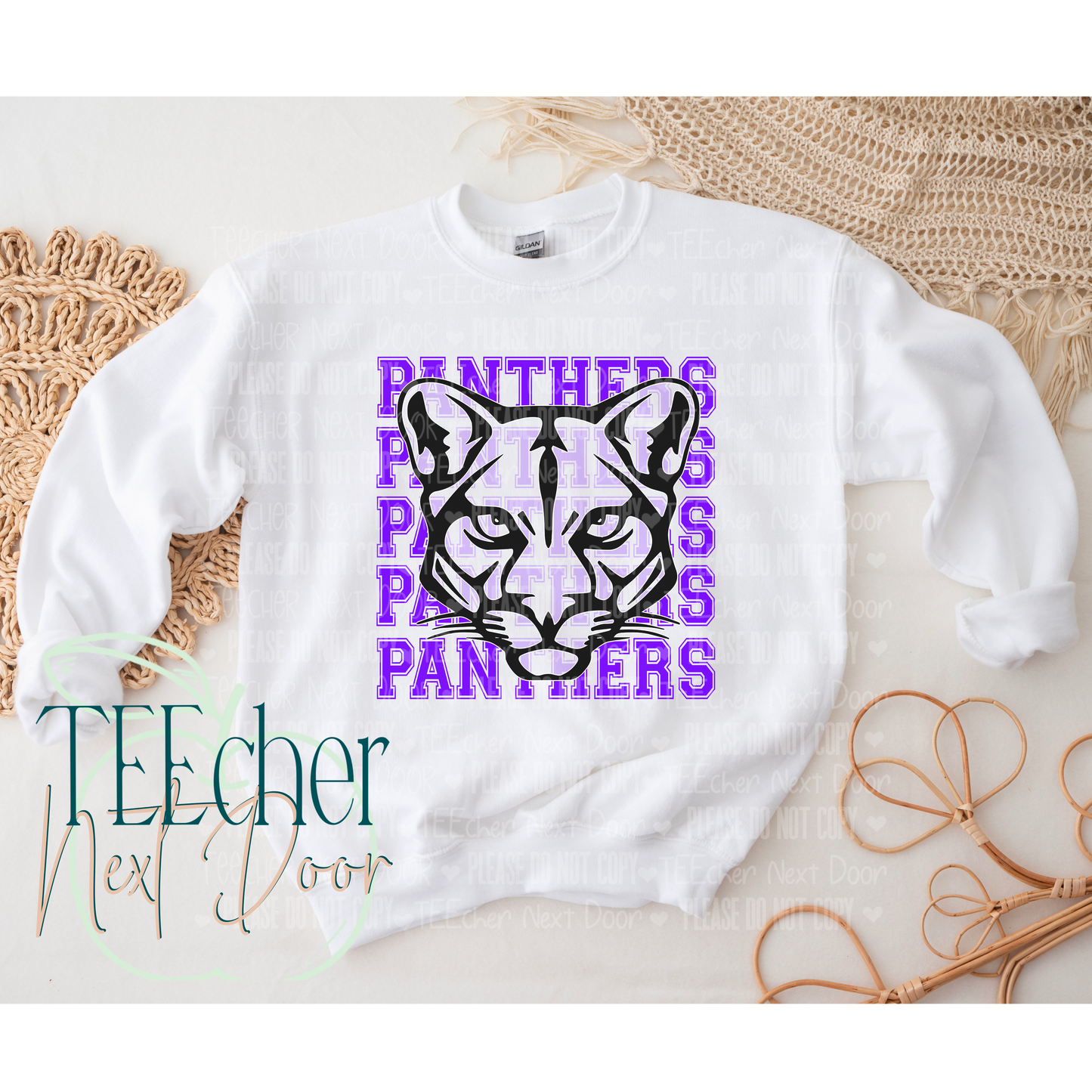 EXCLUSIVE Purple Panther Breakthrough Crewneck