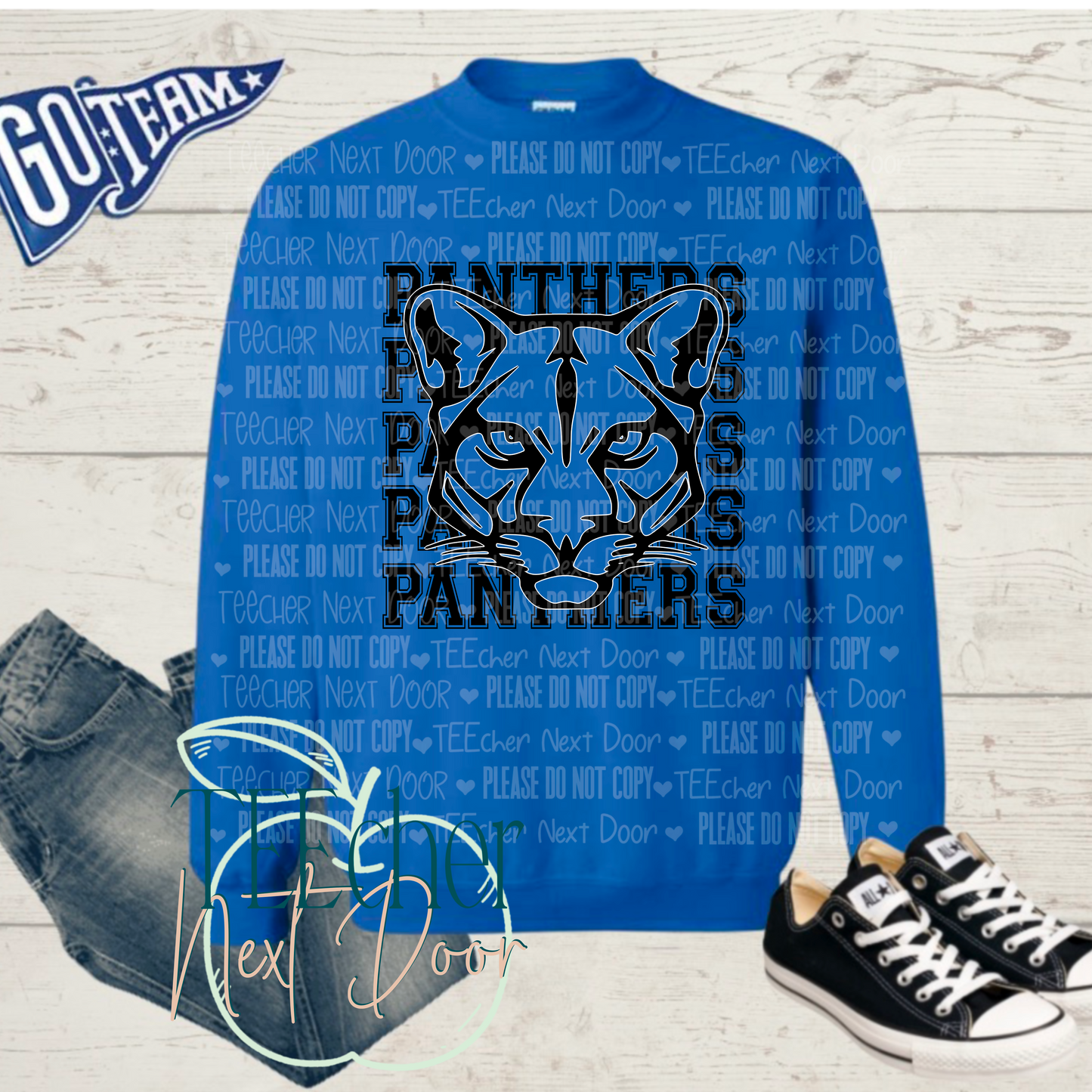 EXCLUSIVE Blue Panther Breakthrough Crewneck