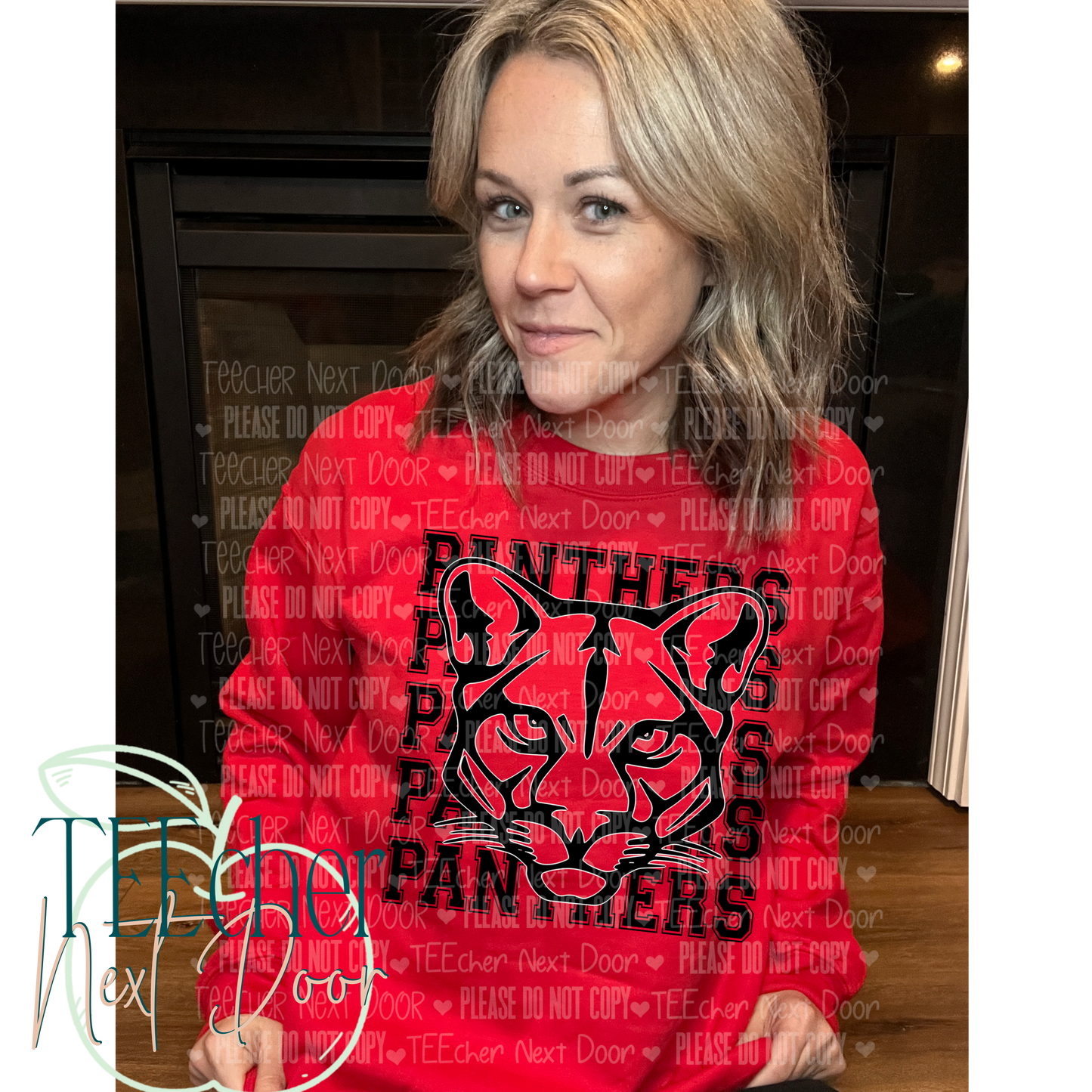 EXCLUSIVE Red Panther Breakthrough Crewneck