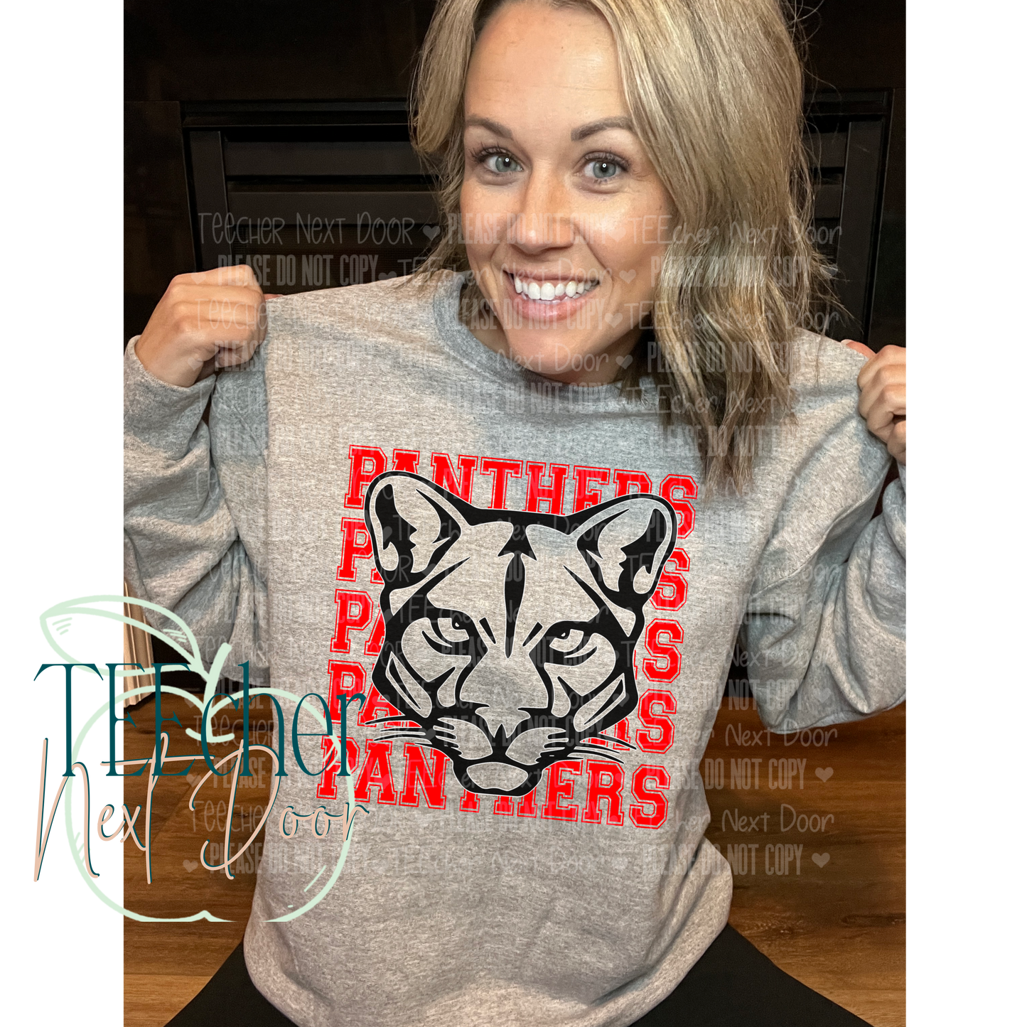 EXCLUSIVE Red Panther Breakthrough Crewneck