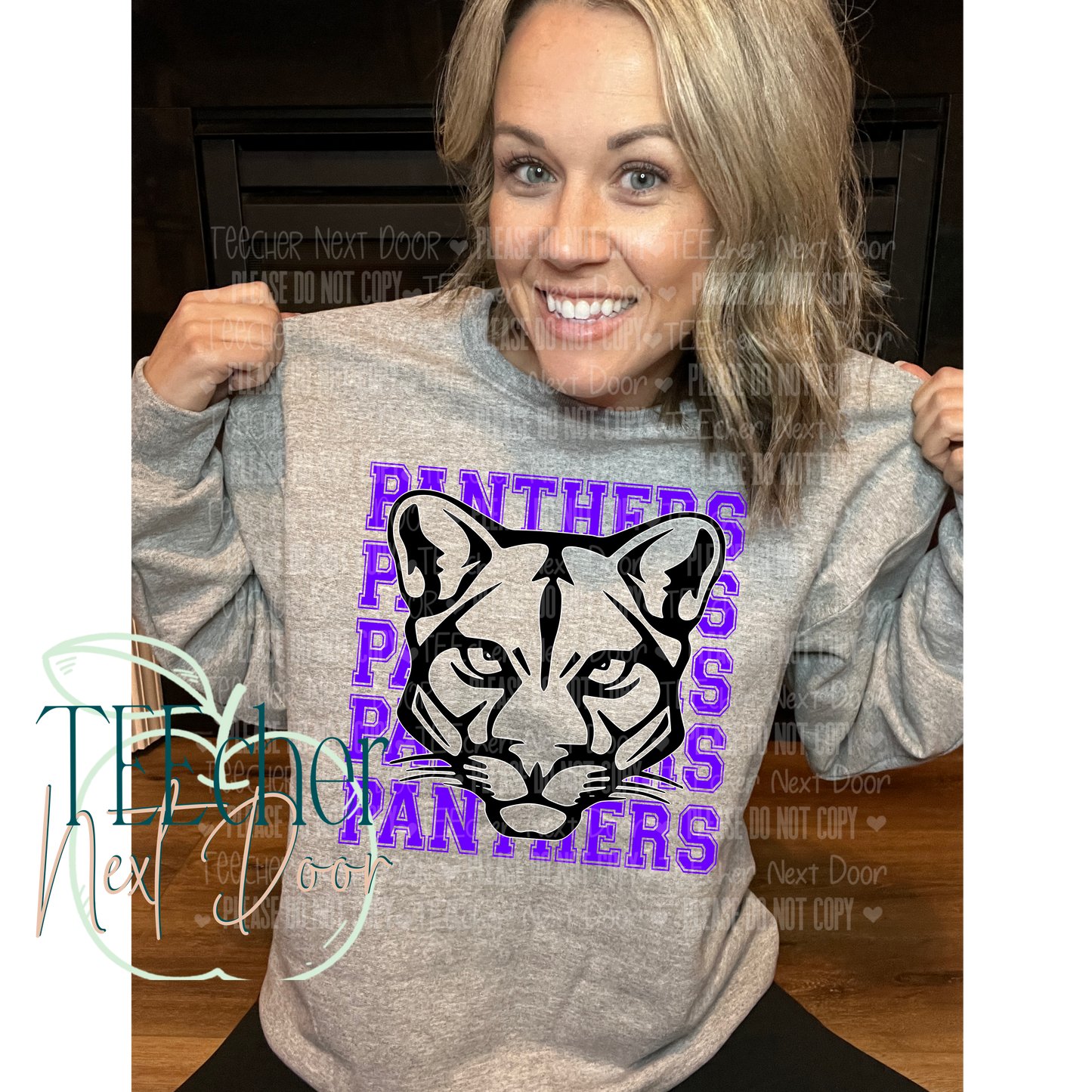 EXCLUSIVE Purple Panther Breakthrough Crewneck