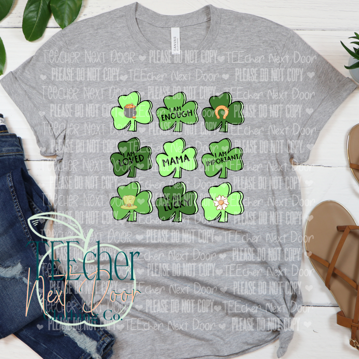 EXCLUSIVE Custom Affirmation Shamrocks
