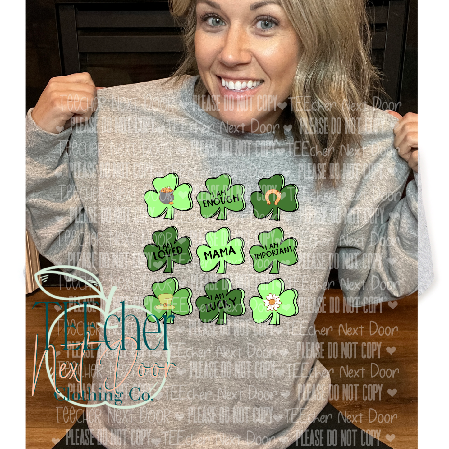 EXCLUSIVE Custom Affirmation Shamrocks