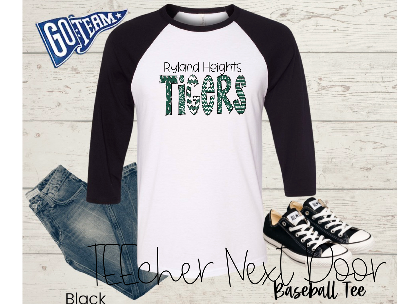 Ryland Tigers Plaid Mascot