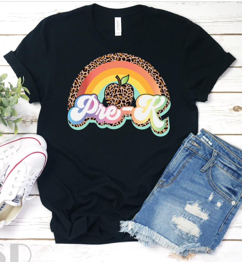 Rainbow Leopard Tees