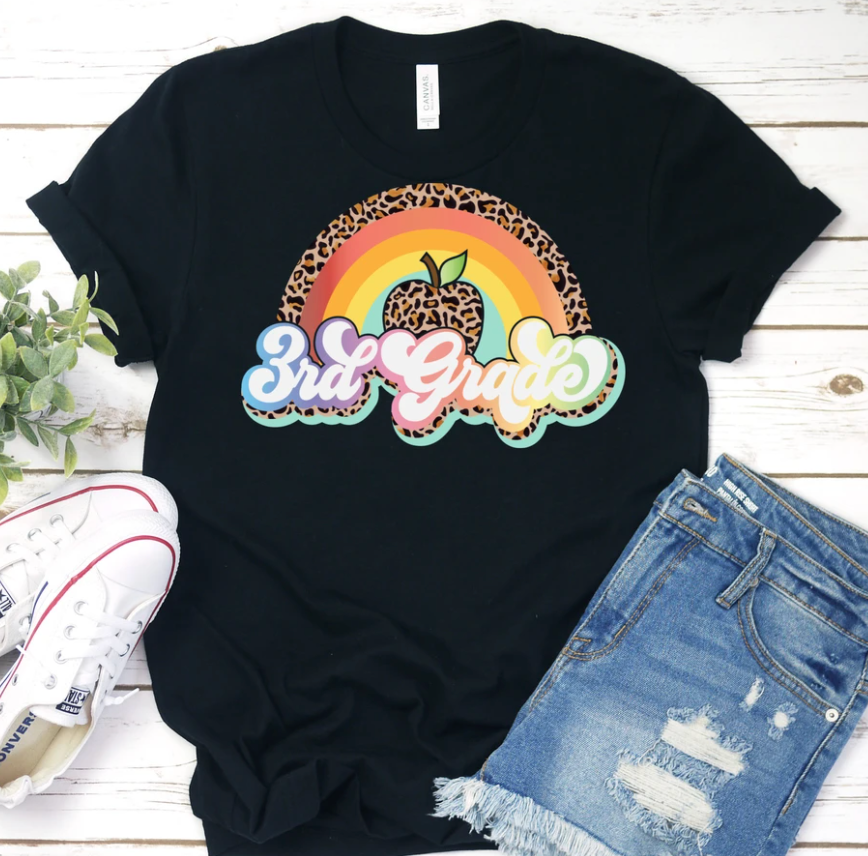 Rainbow Leopard Tees