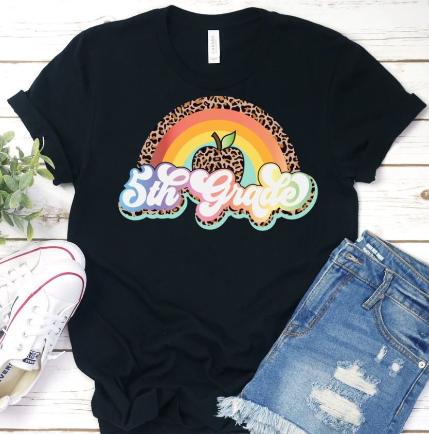 Rainbow Leopard Tees