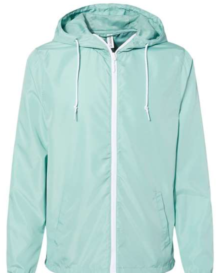 Monogrammed Full Zip Windbreaker