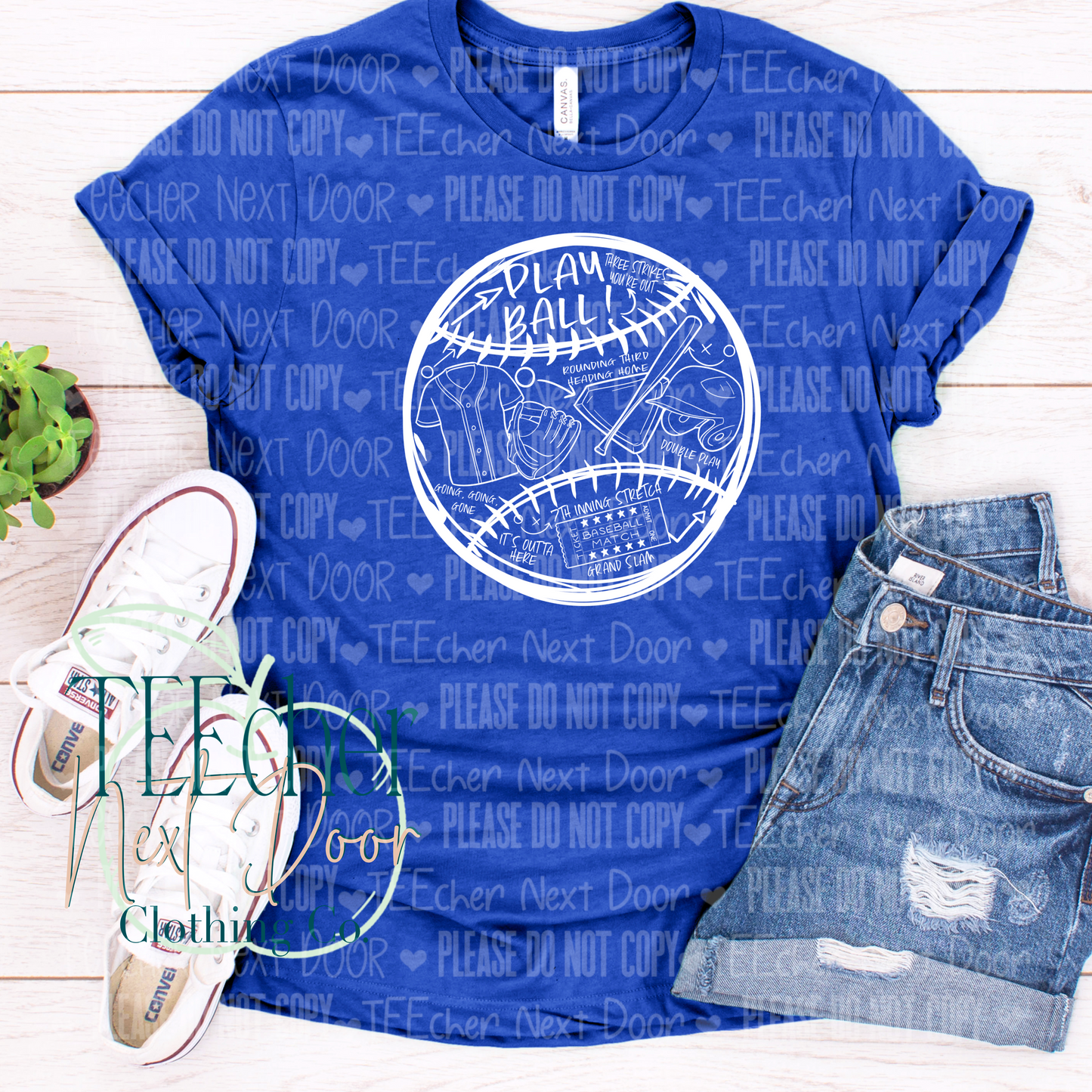 EXCLUSIVE Play Ball Sketch Collage