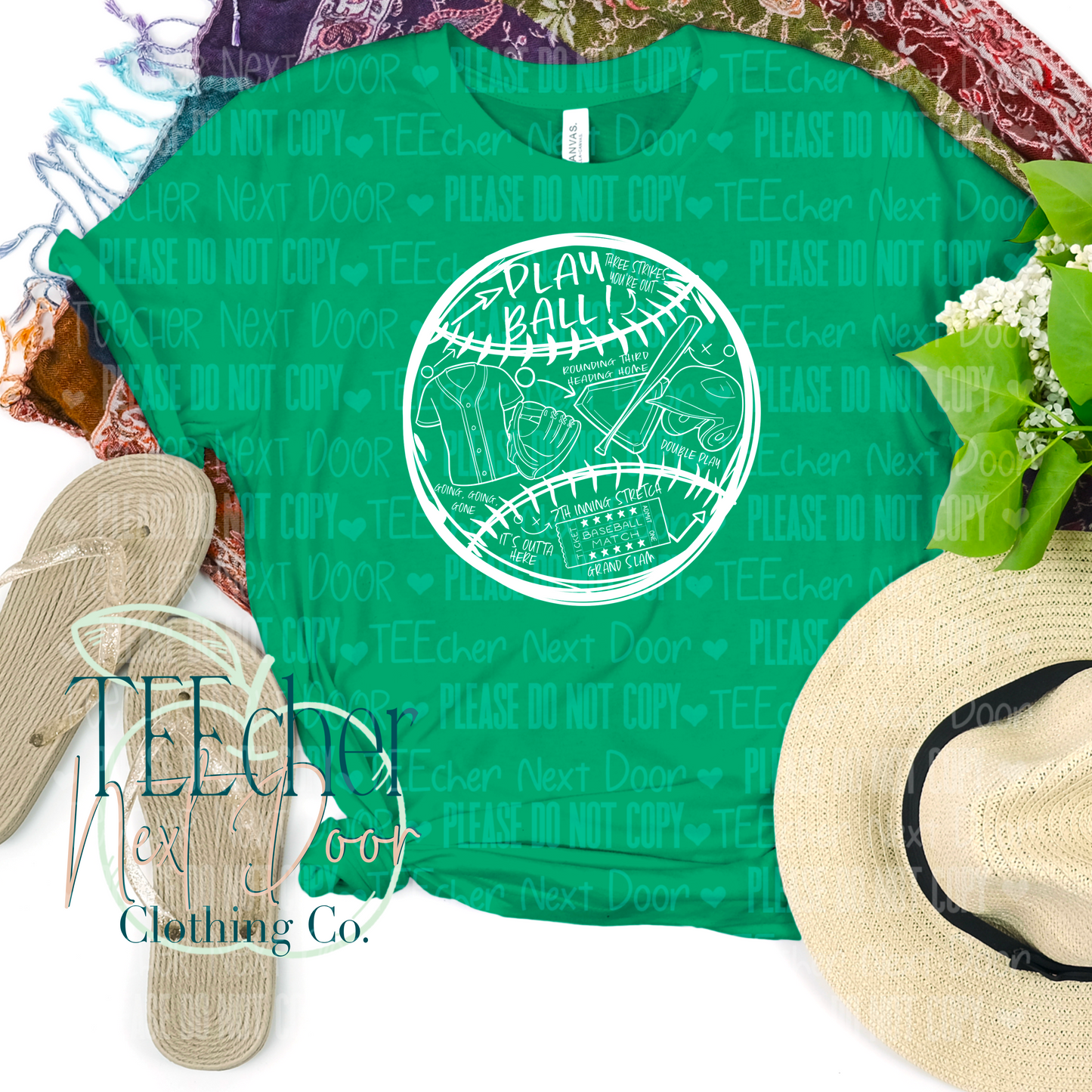 EXCLUSIVE Play Ball Sketch Collage