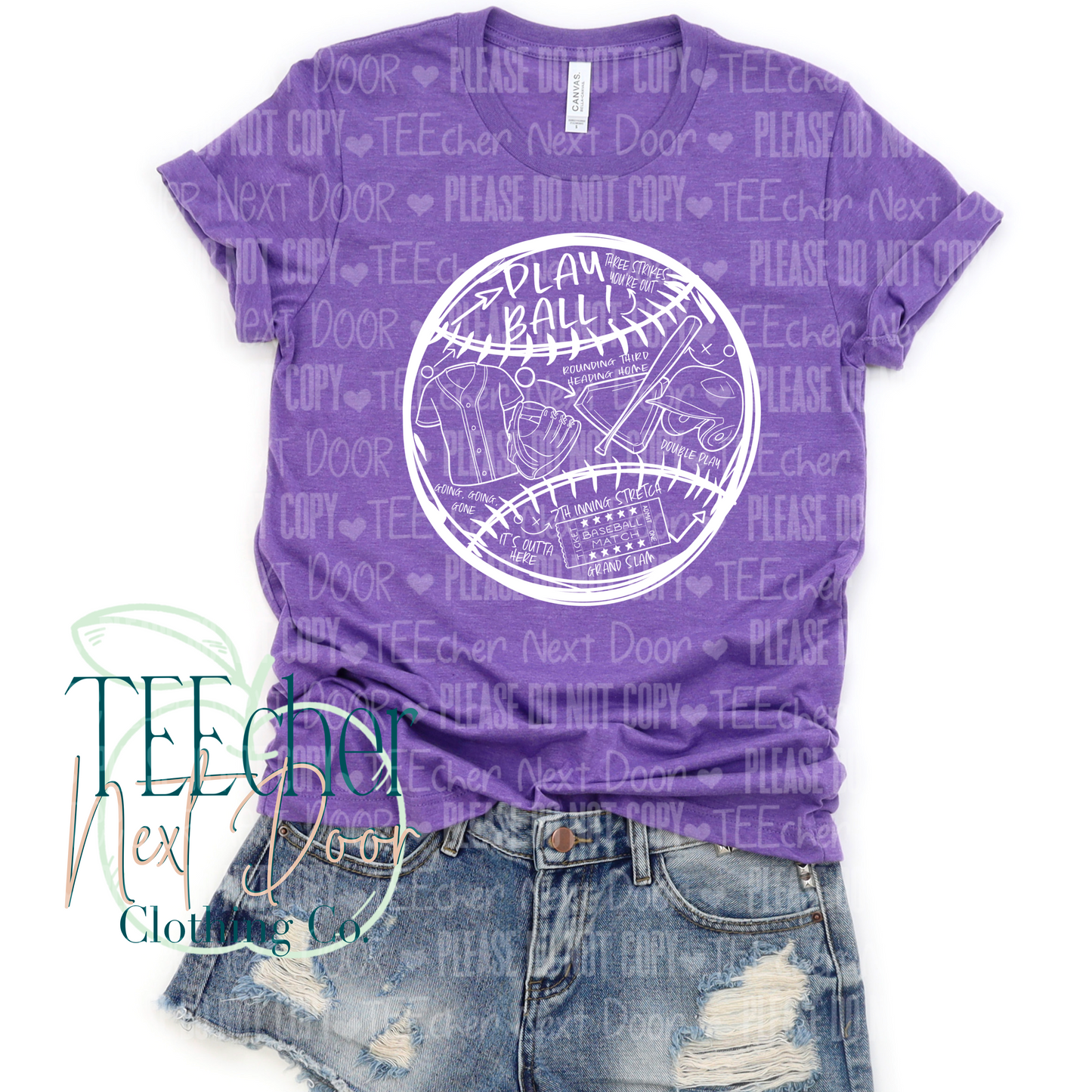 EXCLUSIVE Play Ball Sketch Collage