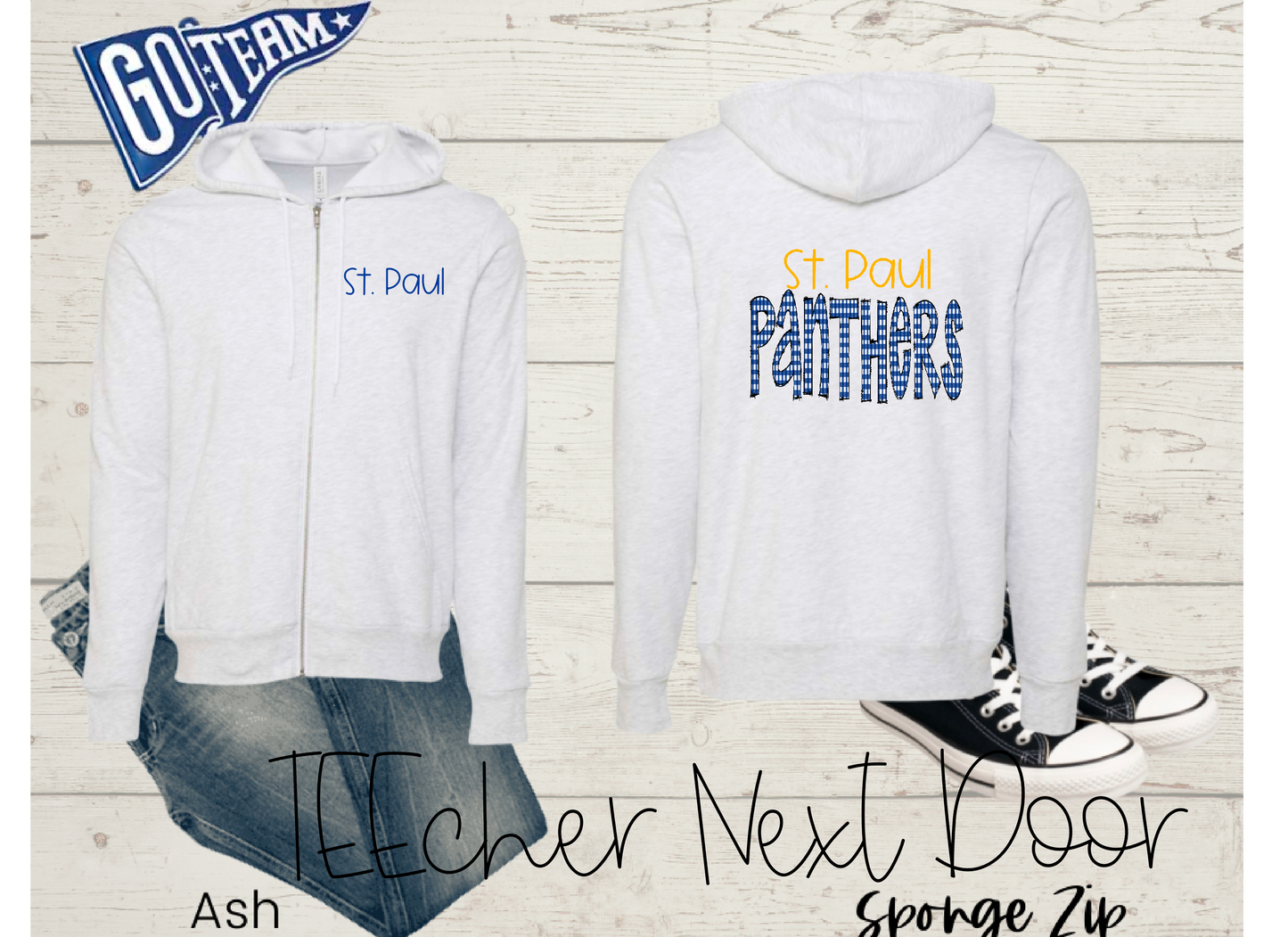 St. Paul Panthers Plaid Mascot