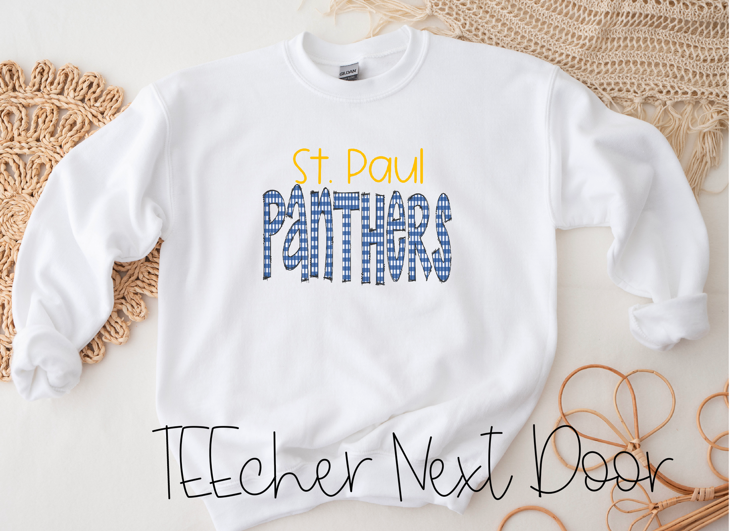 St. Paul Panthers Plaid Mascot