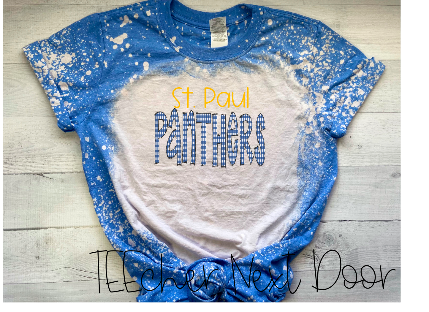 St. Paul Panthers Plaid Mascot