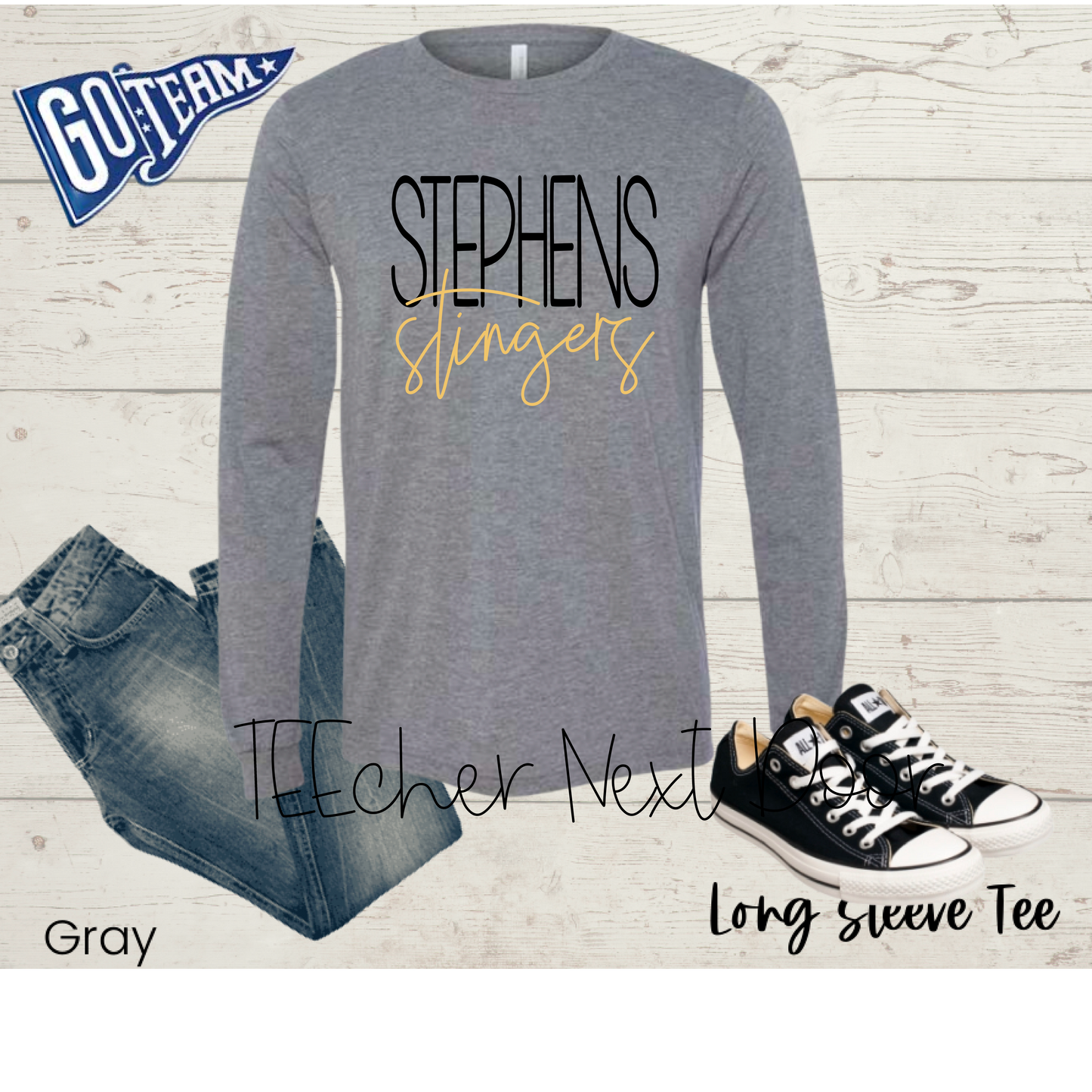 Stephens Stingers Printed Script