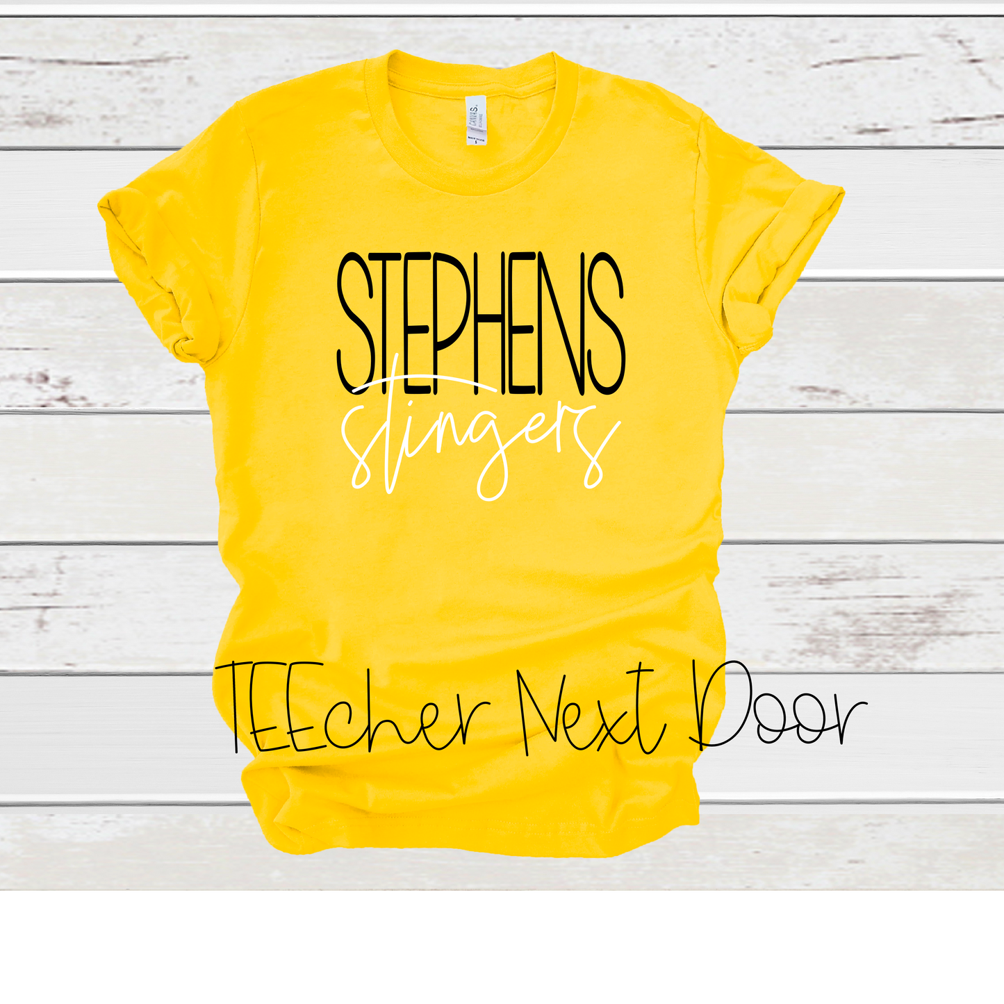 Stephens Stingers Printed Script