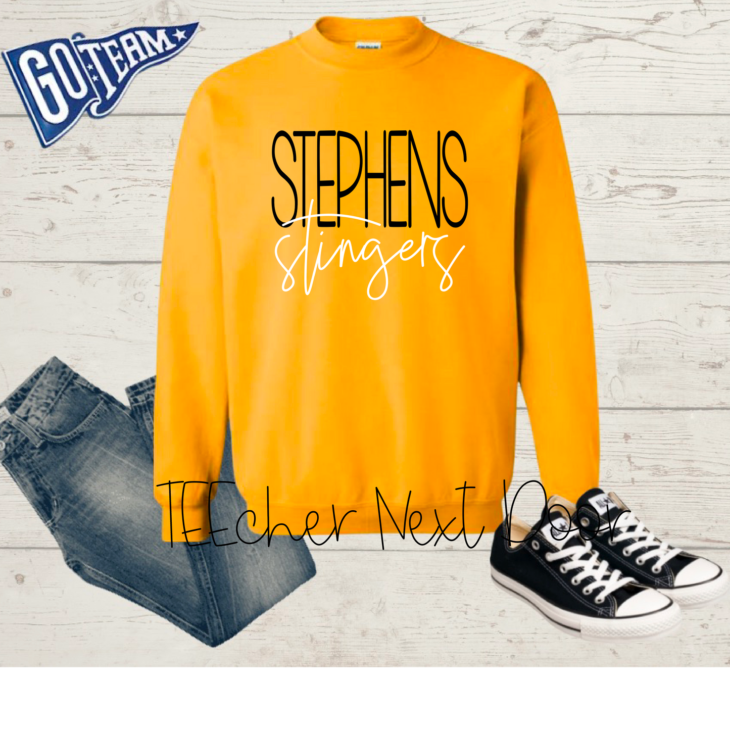 Stephens Stingers Printed Script