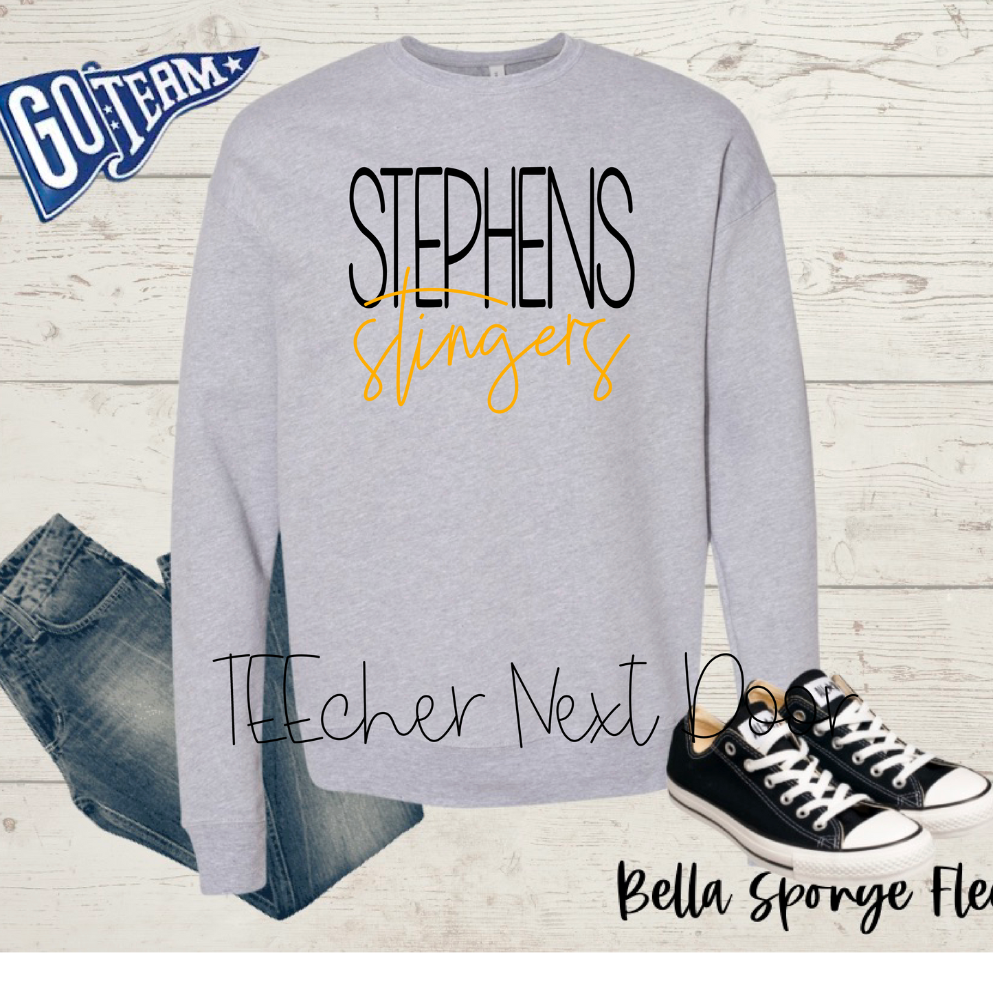 Stephens Stingers Printed Script