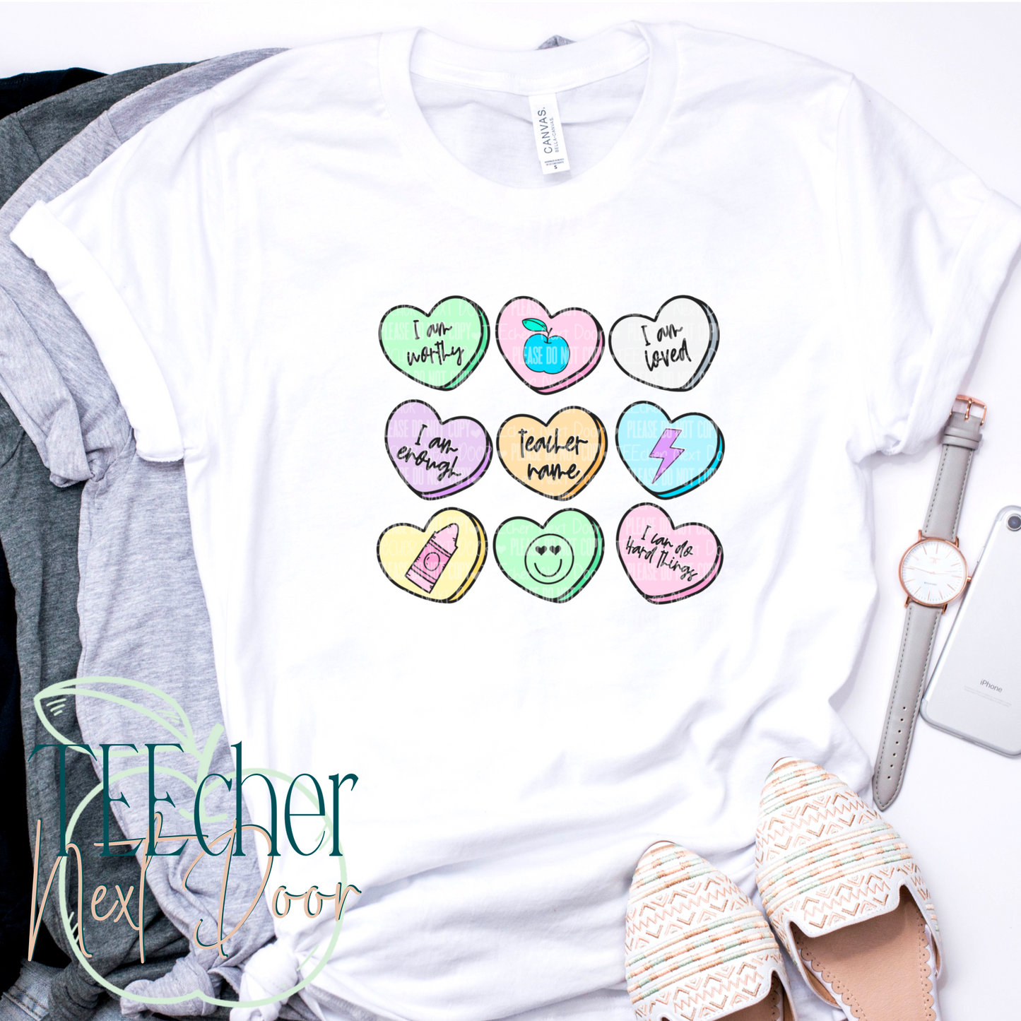 EXCLUSIVE- Teacher Affirmation Hearts