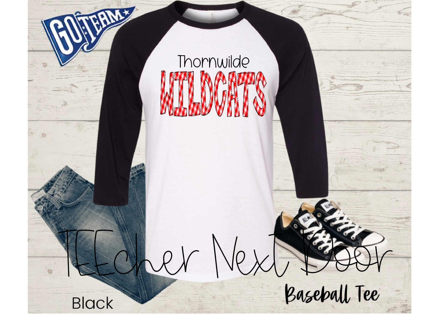 Thornwilde Wildcats Plaid Mascot