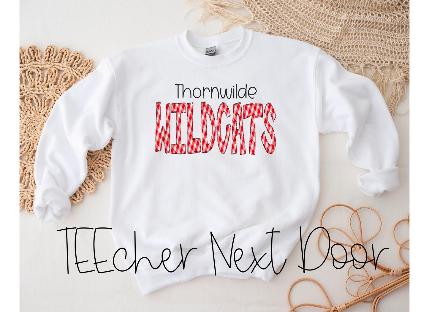 Thornwilde Wildcats Plaid Mascot