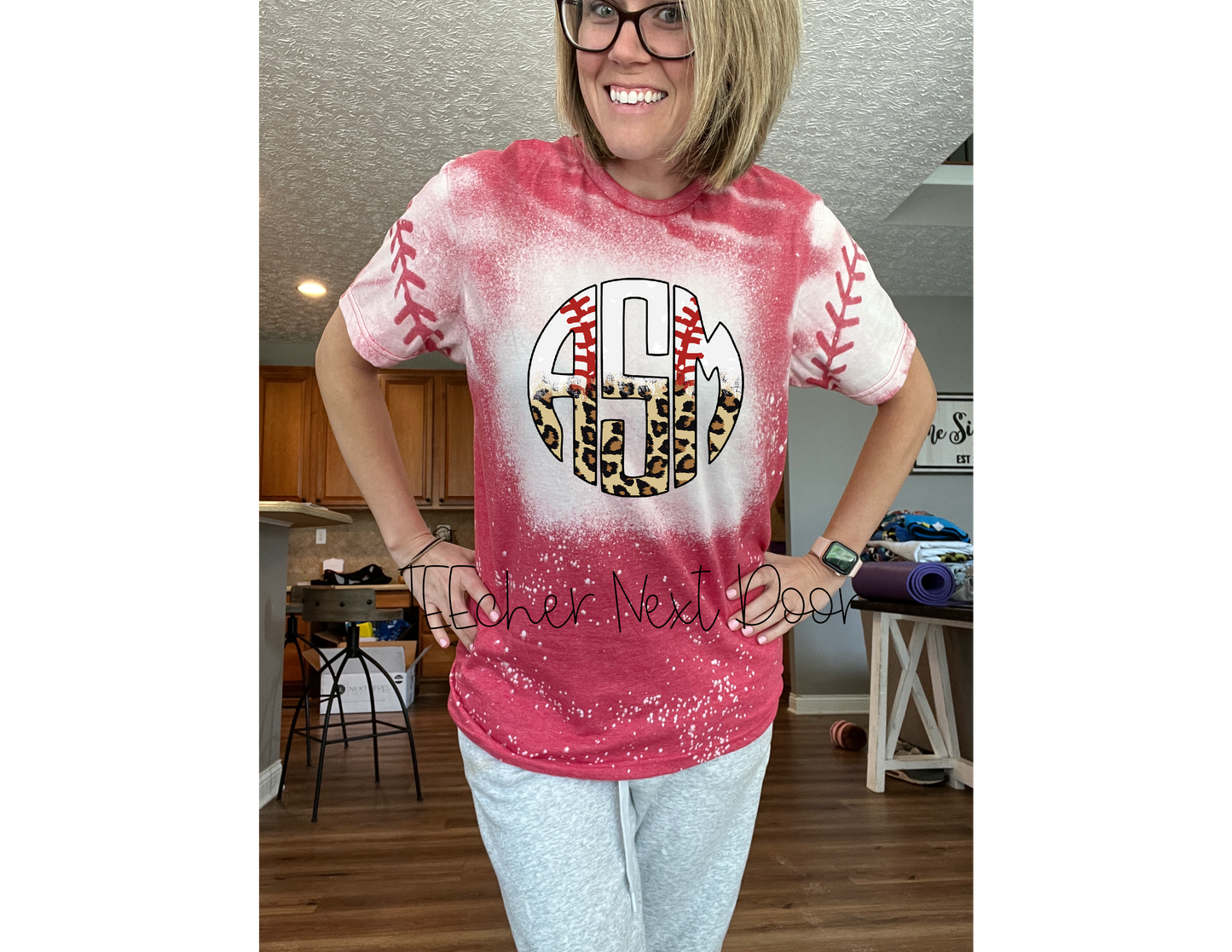 Monogrammed Baseball