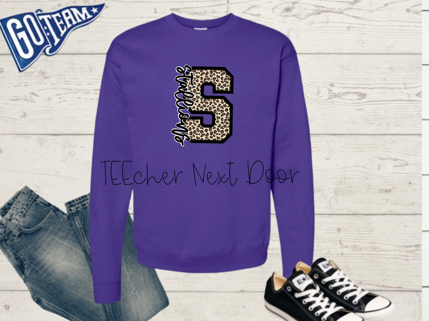 Purple Stallions Varsity Tee