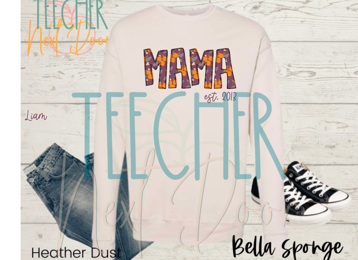 Personalized Warm Floral Name