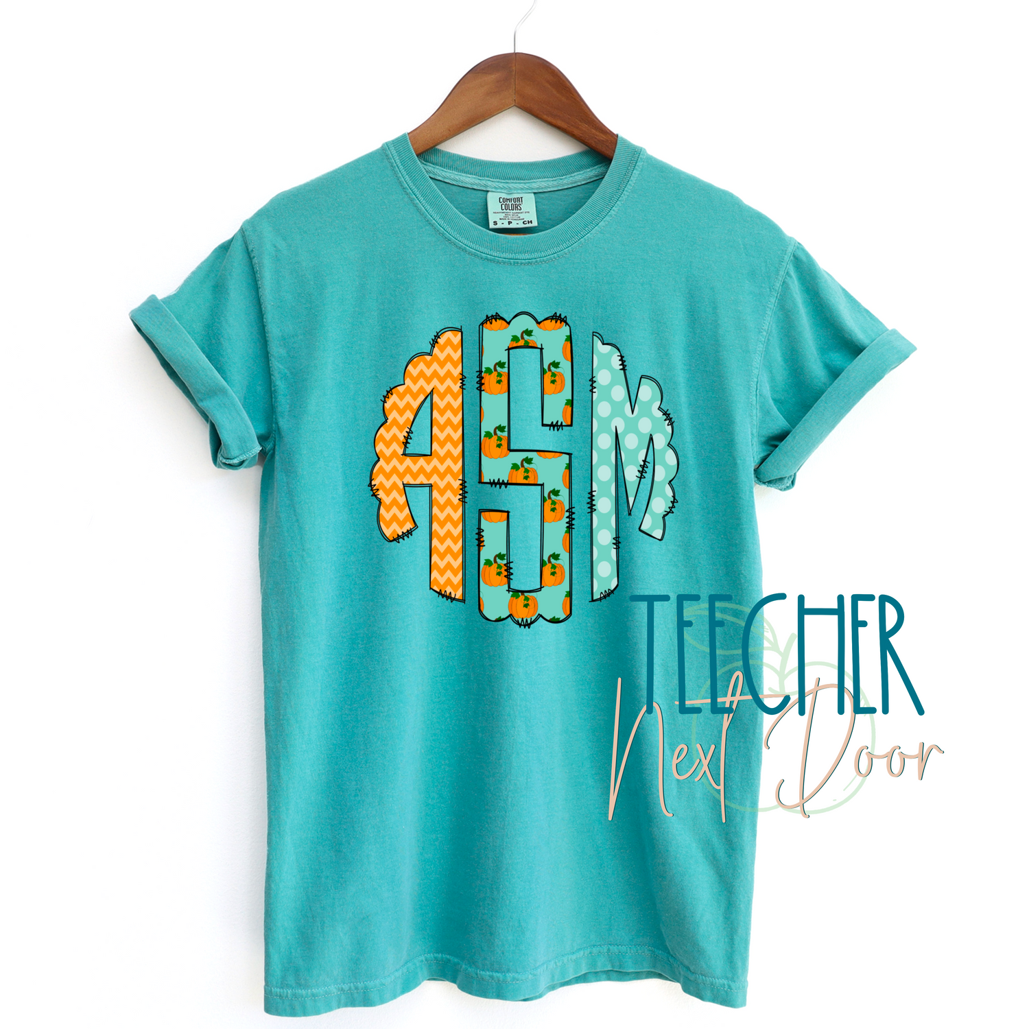 Fall monogram tee. Fall monogram crewneck. Fall monogram sweatshirt.