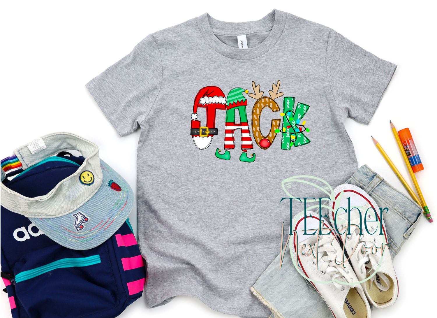 Custom Christmas Name Tee