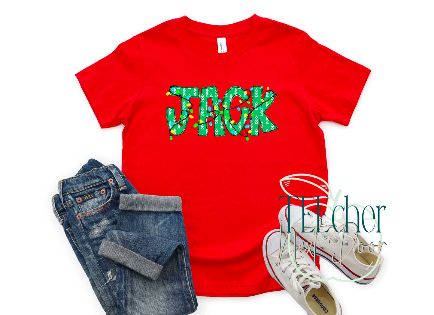 Custom Christmas Name Tee